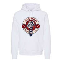 Mma Old Man Boxing Club Combat Premium Hoodie