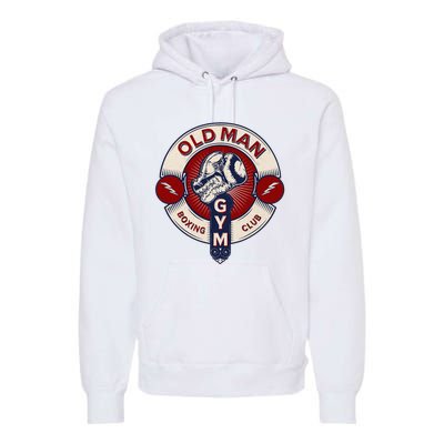 Mma Old Man Boxing Club Combat Premium Hoodie