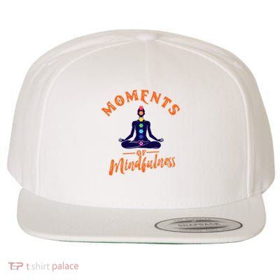 Moments of Mindfulness Wool Snapback Cap