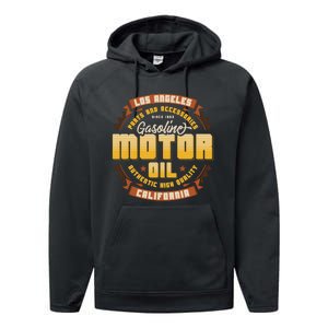 Motor Oil Performance Fleece Hoodie