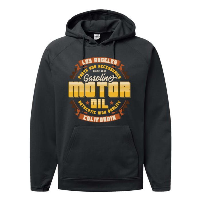 Motor Oil Performance Fleece Hoodie