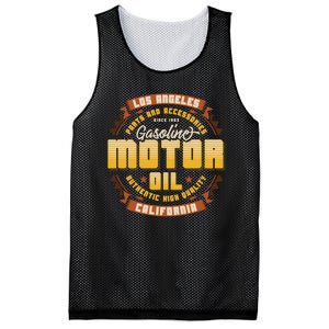 Motor Oil Mesh Reversible Basketball Jersey Tank