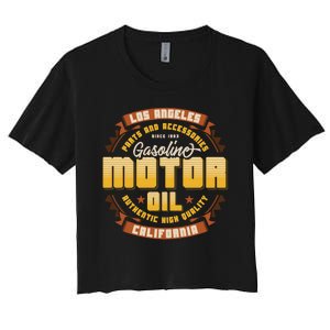 Motor Oil Women's Crop Top Tee