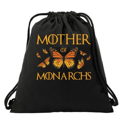 Mother Of Monarchs Butterfly Lover Insect Butterflies Drawstring Bag