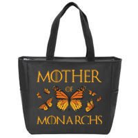 Mother Of Monarchs Butterfly Lover Insect Butterflies Zip Tote Bag