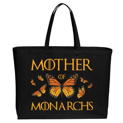 Mother Of Monarchs Butterfly Lover Insect Butterflies Cotton Canvas Jumbo Tote