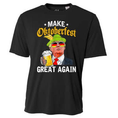 Munich Oktoberfest Make October Fest Great Again Usa Cooling Performance Crew T-Shirt