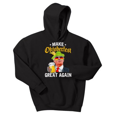 Munich Oktoberfest Make October Fest Great Again Usa Kids Hoodie