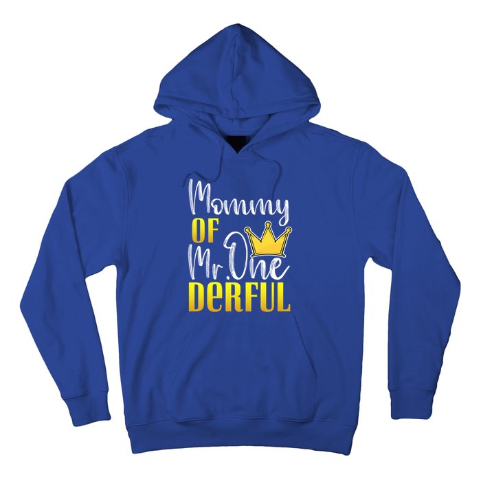 Mommy Of Mr Onederful 1st Birthday First Dad Matching Family Meaningful Gift Hoodie