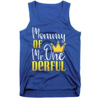 Mommy Of Mr Onederful 1st Birthday First Dad Matching Family Meaningful Gift Tank Top