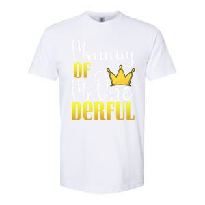 Mommy Of Mr Onederful 1st Birthday First Dad Matching Family Meaningful Gift Softstyle CVC T-Shirt