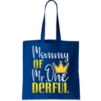 Mommy Of Mr Onederful 1st Birthday First Dad Matching Family Cool Gift Tote Bag