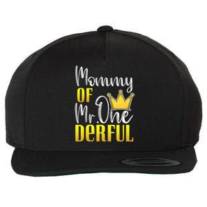 Mommy Of Mr Onederful 1st Birthday First Dad Matching Family Cute Gift Wool Snapback Cap