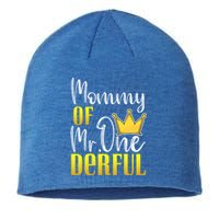 Mommy Of Mr Onederful 1st Birthday First Dad Matching Family Cute Gift Sustainable Beanie