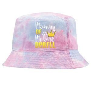 Mommy Of Mr Onederful 1st Birthday First Dad Matching Family Cute Gift Tie-Dyed Bucket Hat