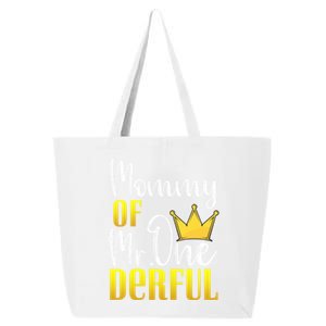 Mommy Of Mr Onederful 1st Birthday First Dad Matching Family Cute Gift 25L Jumbo Tote