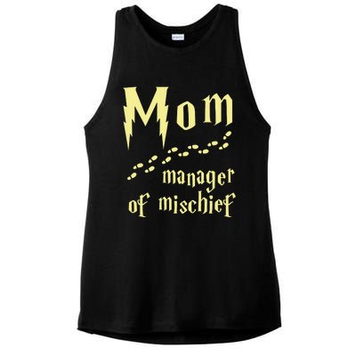 Manager Of Mischief Ladies PosiCharge Tri-Blend Wicking Tank