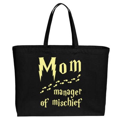 Manager Of Mischief Cotton Canvas Jumbo Tote