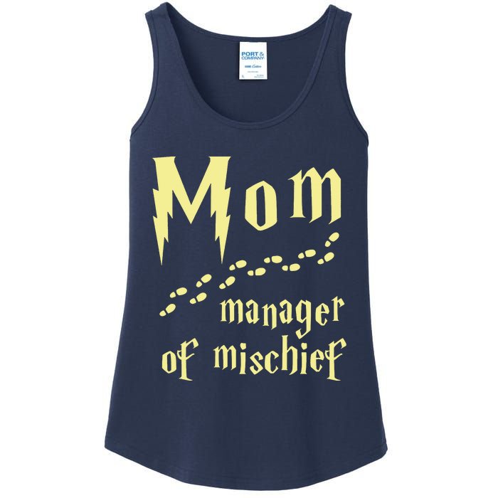 Manager Of Mischief Ladies Essential Tank