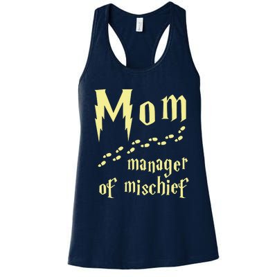 Manager Of Mischief Women's Racerback Tank