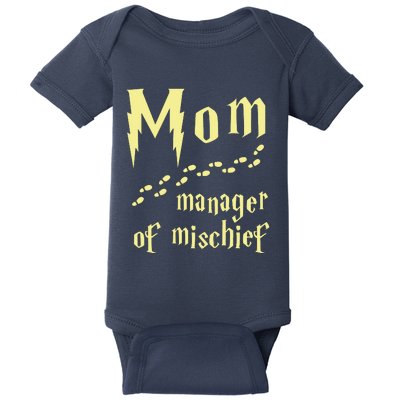 Manager Of Mischief Baby Bodysuit