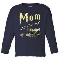 Manager Of Mischief Toddler Long Sleeve Shirt