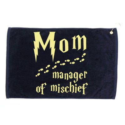 Manager Of Mischief Grommeted Golf Towel