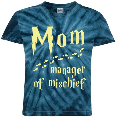 Manager Of Mischief Kids Tie-Dye T-Shirt