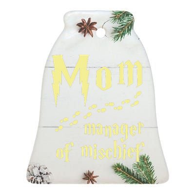 Manager Of Mischief Ceramic Bell Ornament