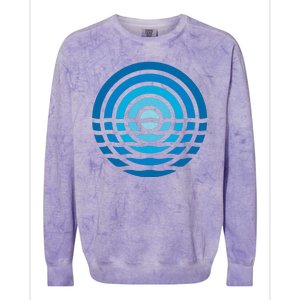 Moonrise Ocean Colorblast Crewneck Sweatshirt