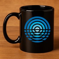 Moonrise Ocean 11oz C Handle Ceramic Mug