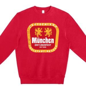 Munchen Oktoberfest Munich Bavarian Germany Premium Crewneck Sweatshirt