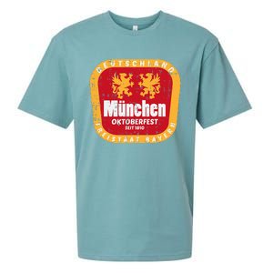 Munchen Oktoberfest Munich Bavarian Germany Sueded Cloud Jersey T-Shirt