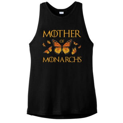 Mother Of Monarchs Butterfly Lover Insect Butterflies Ladies PosiCharge Tri-Blend Wicking Tank