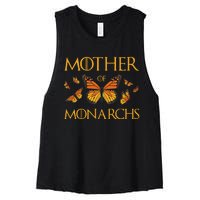 Mother Of Monarchs Butterfly Lover Insect Butterflies Women's Racerback Cropped Tank