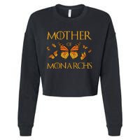 Mother Of Monarchs Butterfly Lover Insect Butterflies Cropped Pullover Crew