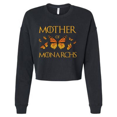 Mother Of Monarchs Butterfly Lover Insect Butterflies Cropped Pullover Crew