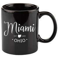 Miami Ohio 11oz C Handle Ceramic Mug