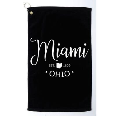 Miami Ohio Golf Towel