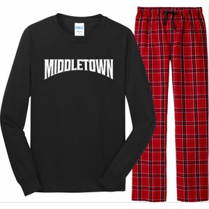 Middletown Ohio Long Sleeve Pajama Set