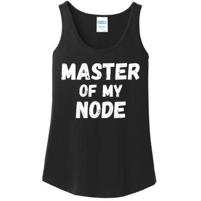 Master Of My Node, Bitcoin, Crypto, Blockchain, HODL Crypto Staking Ladies Essential Tank