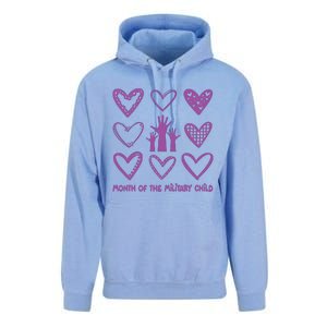 Month Of Military Child Military Child Awareness Unisex Surf Hoodie