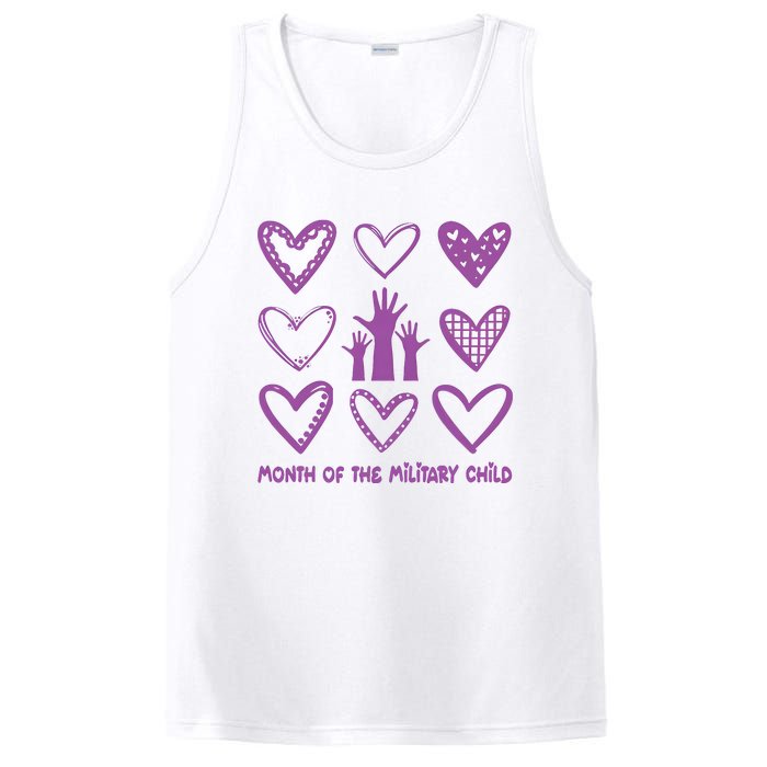 Month Of Military Child Military Child Awareness PosiCharge Competitor Tank