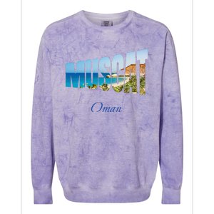 Muscat Oman Colorblast Crewneck Sweatshirt