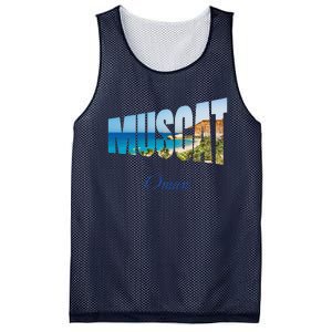 Muscat Oman Mesh Reversible Basketball Jersey Tank