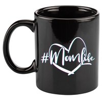 #MomLife 11oz C Handle Ceramic Mug