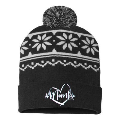 #MomLife USA-Made Snowflake Beanie