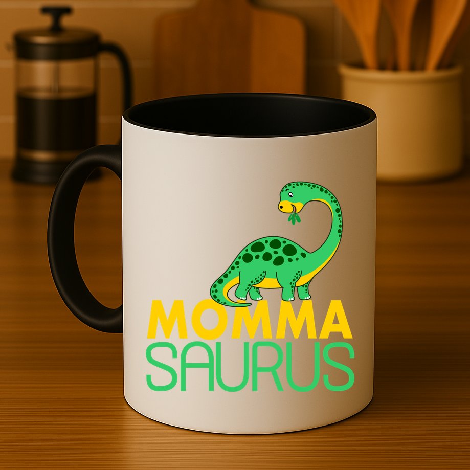 Momma Saurus Mommasaurus Dinosaur Cute Mom Mug