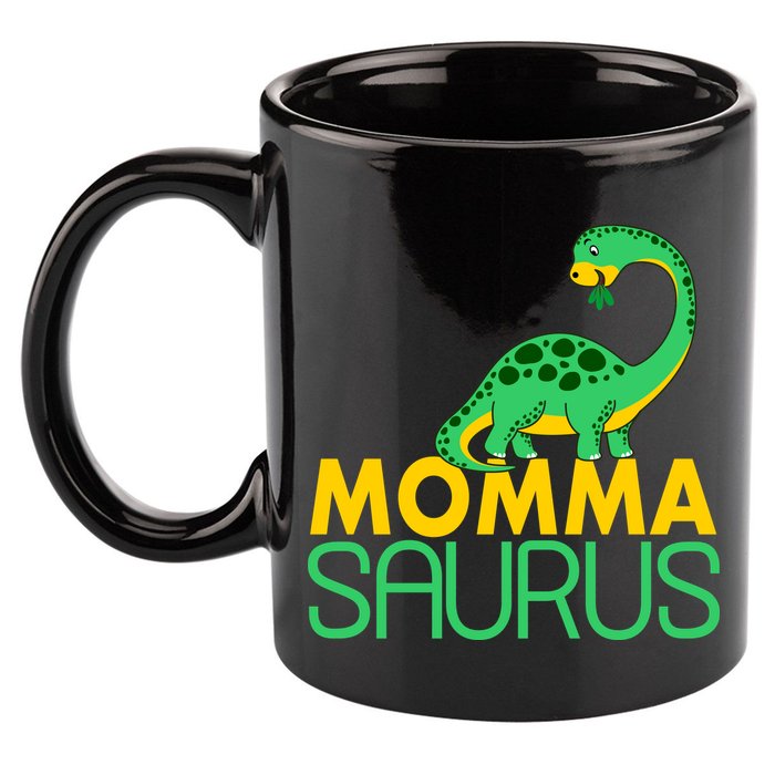 Momma Saurus Mommasaurus Dinosaur Cute Mom 11oz C Handle Ceramic Mug