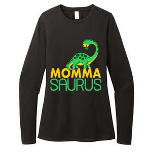 Momma Saurus Mommasaurus Dinosaur Cute Mom Womens CVC Long Sleeve Shirt